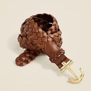 J Crew Anchor-buckle belt in Italian leather